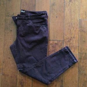 Plus size stretchy skinny jeans